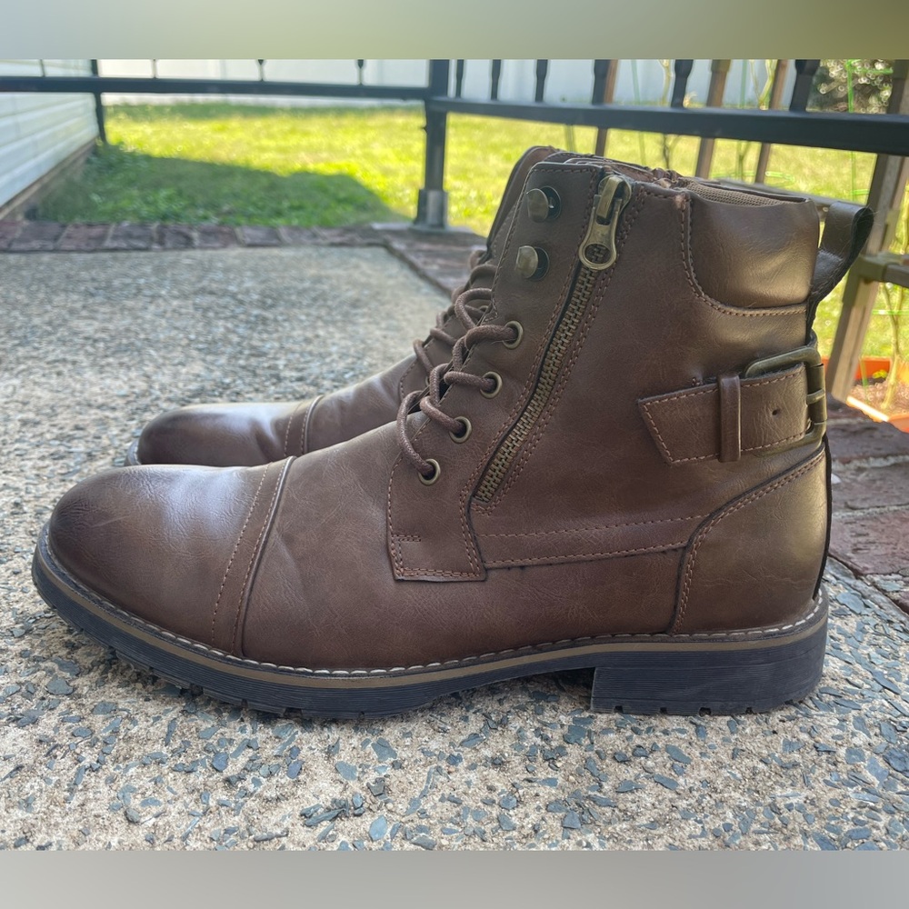 Men’s Vostey Motorcycle Boots - Picture 7 of 10